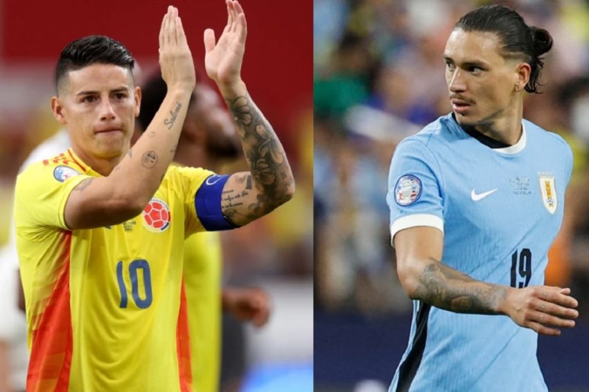 Uruguay vs Kolombia: Adu Skill Nunez dan Rodriguez di Semifinal Copa America 2024