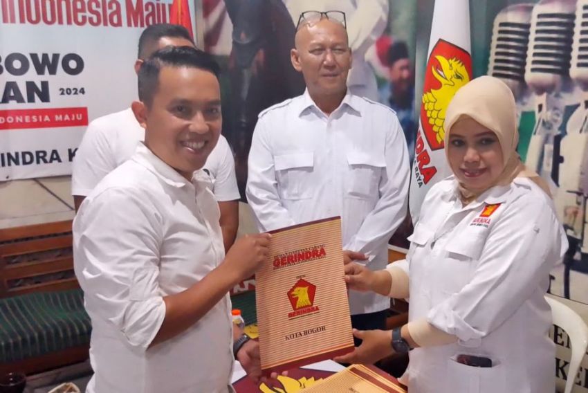 Sambangi Gerindra Bogor, Sendi Fardiansyah Siap Jadi Kader Partai