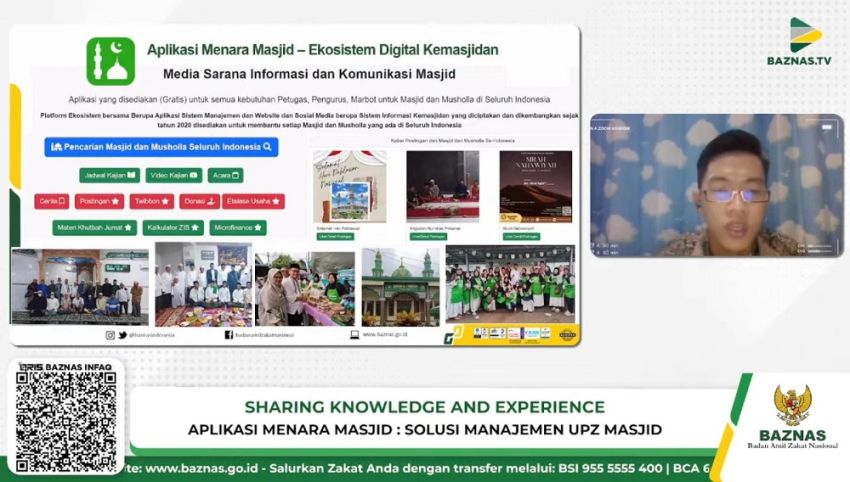 Aplikasi Menara Masjid Baznas Jadi Solusi Digitalisasi Pengelolaan UPZ Masjid