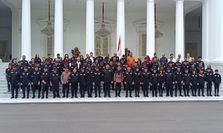 Jokowi Lepas Kontingen Indonesia Berlaga di Olimpiade Paris 2024