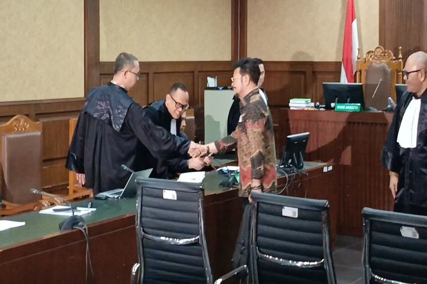 Tok! Syahrul Yasin Limpo Divonis 10 Tahun Penjara dan Denda Rp300 Juta