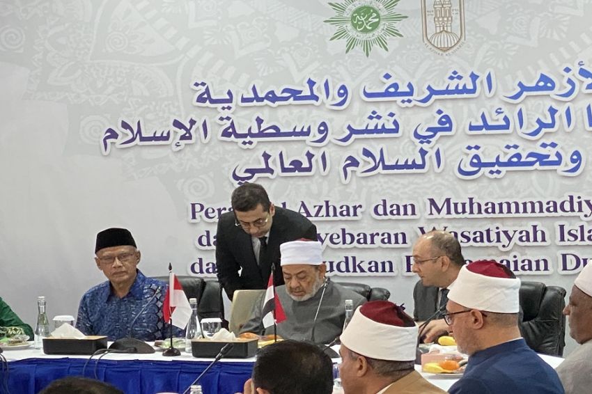 Grand Syekh Al Azhar Kunjungi PP Muhammadiyah Bahas Sejumlah Isu Penting