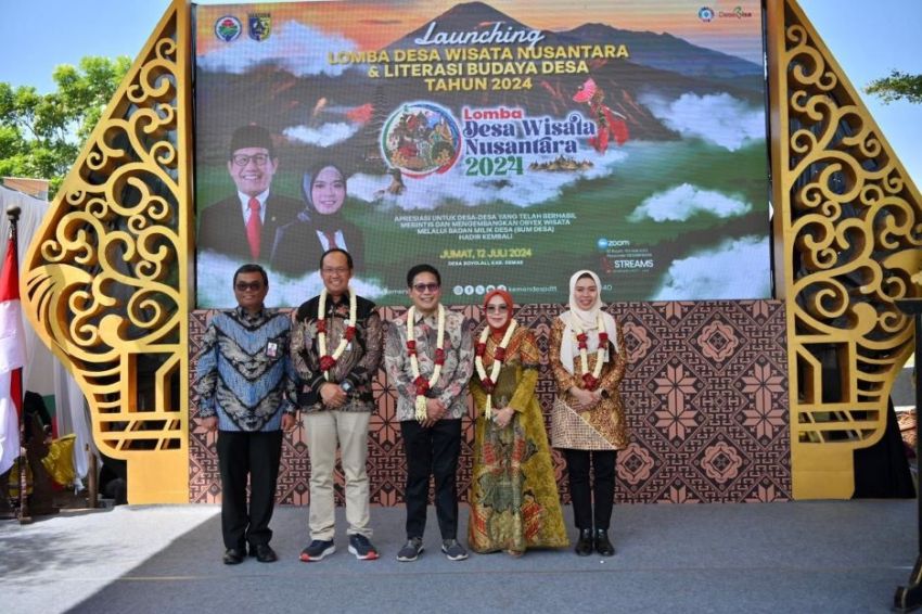 Optimalkan Daerah Unggulan, Mendes PDTT Resmikan Desa Wisata dan Literasi Budaya