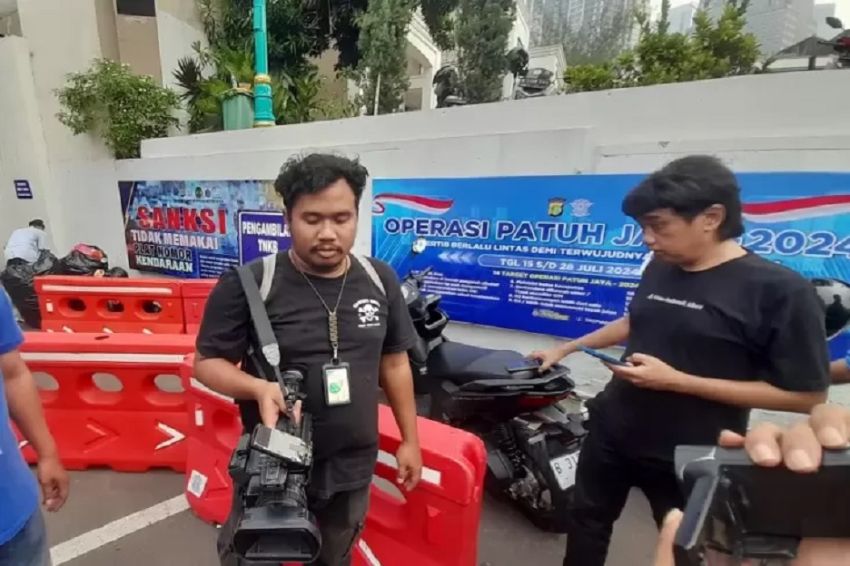 Polda Metro Usut Pengeroyokan Jurnalis TV usai Sidang Vonis SYL