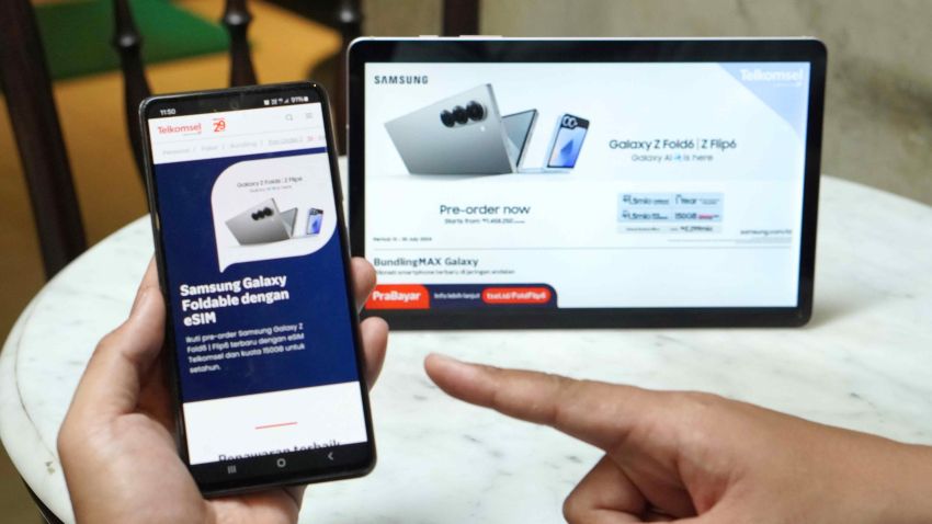 Telkomsel Beri Bonus eSIM dan Kuota 150GB untuk Konsumen yang Pre-Order Galaxy Z Fold6 & Z Flip6