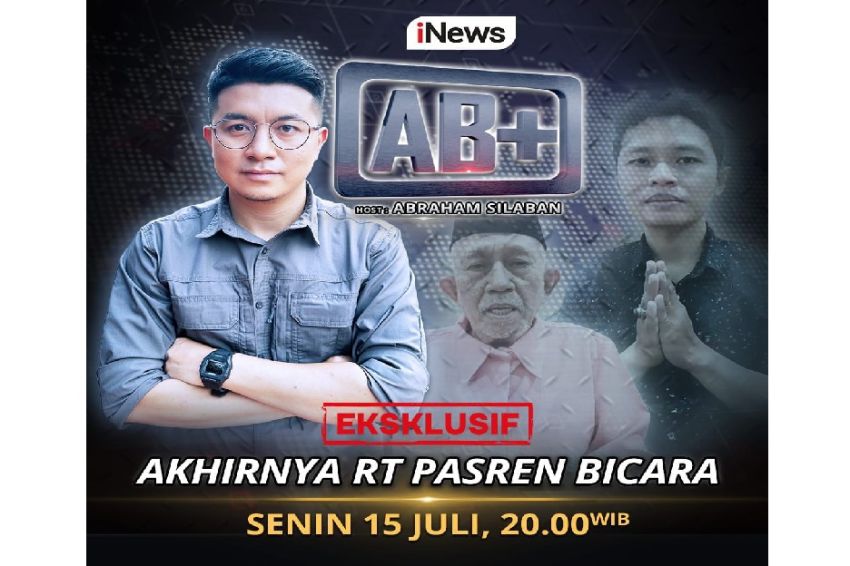 Eksklusif di iNews! RT Pasren Bicara Kasus Pembunuhan Vina Cirebon, Saksikan di AB+ bersama Abraham Silaban Pukul 20.00 WIB