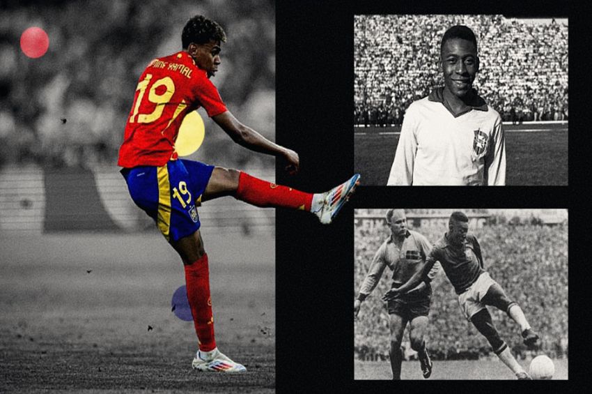 Lamine Yamal Pecahkan Rekor Pele dan Pemain Termuda Juara Euro