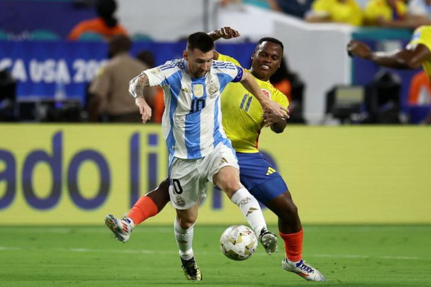 Final Copa America 2024: Argentina vs Kolombia Tanpa Gol di Babak Pertama
