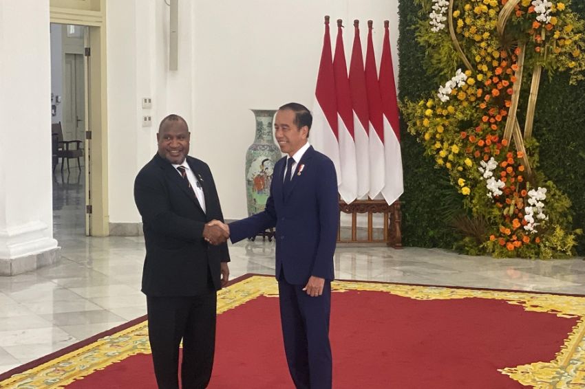 Presiden Jokowi Terima Kunjungan PM Papua Nugini di Istana Bogor