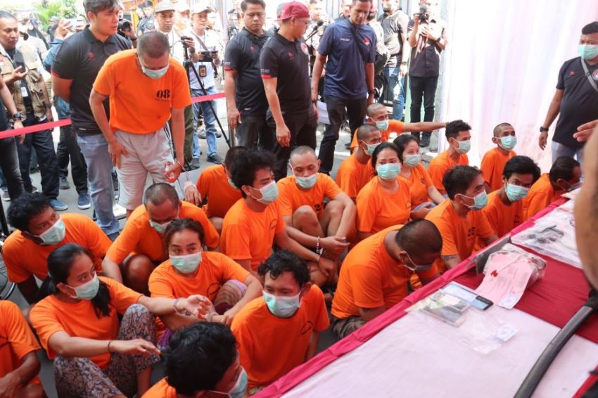 Razia Narkoba di Daerah Menteng Jakpus, 18 Orang Positif Sabu