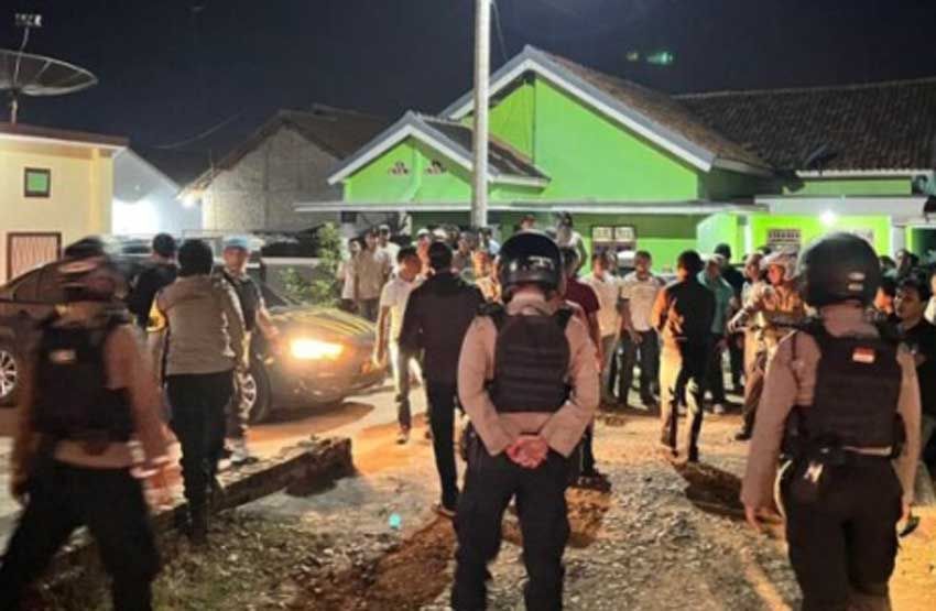Detik-detik Polisi Lepaskan Tembakan saat Bubarkan Acara Khitanan di Lampung