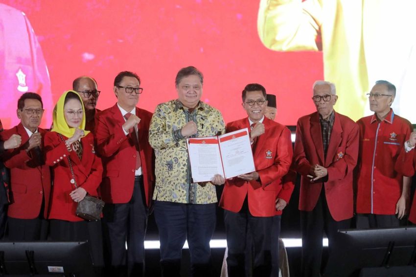 SOKSI Deklarasi Dukung Airlangga Kembali Jabat Ketua Umum Partai Golkar