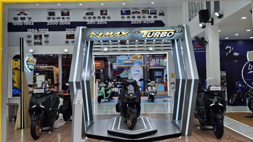 Yamaha NMax Turbo Langsung Tancap Gas di PRJ 2024
