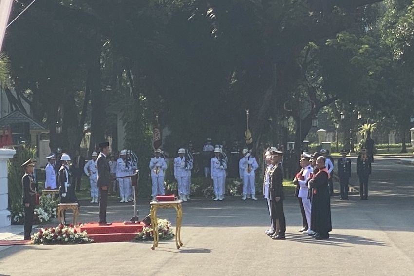 906 Perwira TNI-Polri Dilantik Presiden Jokowi di Istana Negara