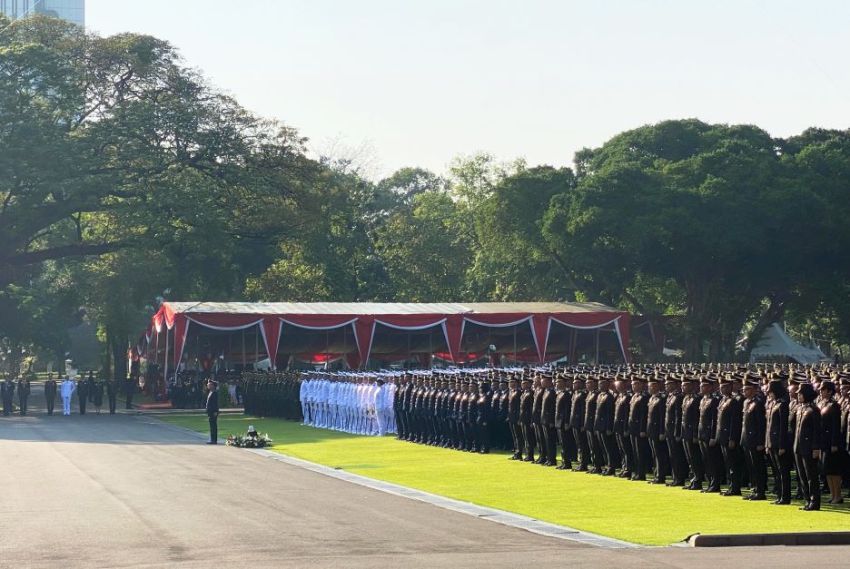 Lantik 906 Perwira TNI-Polri, Jokowi Minta Ikuti Perkembangan Iptek