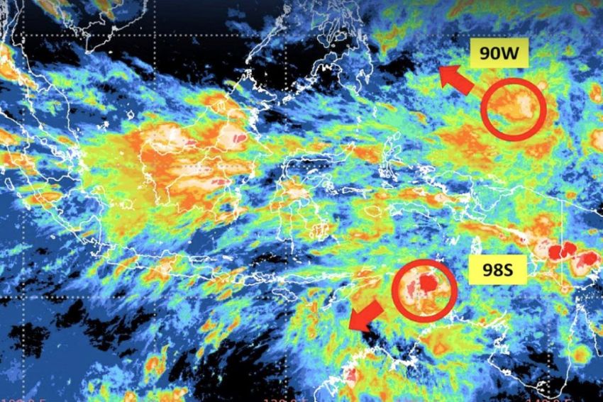 BMKG Deteksi Dua Bibit Siklon Tropis: Waspada Hujan Lebat dan Gelombang Tinggi