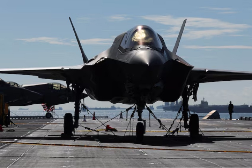 Hadapi China, AS Kerahkan Jet Tempur Siluman F-35C dan Kapal Induk ke Jepang