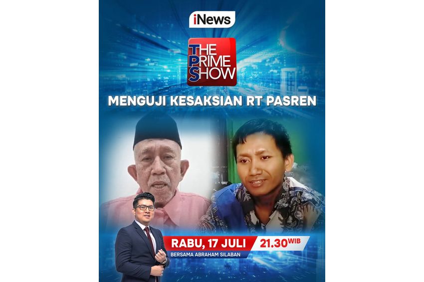 Menguak Kesaksian RT Pasren, Malam Ini di The Prime Show, Pukul 21.30 WIB, Hanya di iNews