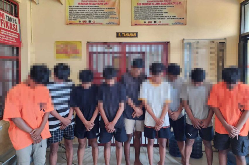 Polisi Gulung 9 Pelaku Penganiayaan Pemuda di Bojonegoro, 7 Masih di Bawah Umur