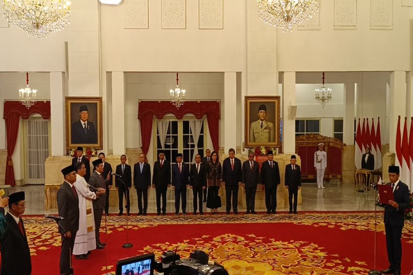 Jokowi Resmi Lantik Thomas Djiwandono, Sudaryono, dan Yuliot Jadi Wamen