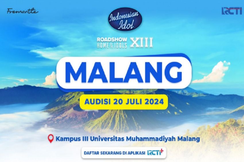 Audisi Indonesian Audisi Idol XIII 2024 Kini Hadir di Jawa Timur, Get Ready Malang!