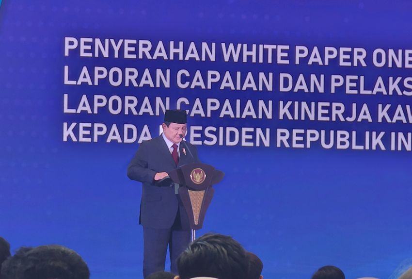 Latihan Jadi Presiden, Prabowo Gantikan Jokowi Laporkan Hasil Evaluasi PSN