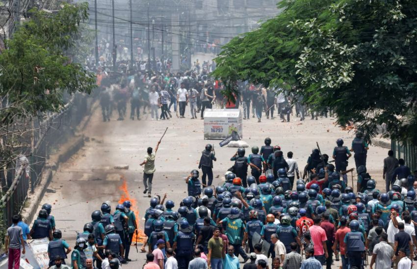 Bentrok Polisi dan Mahasiswa di Bangladesh Tewaskan 12 Orang