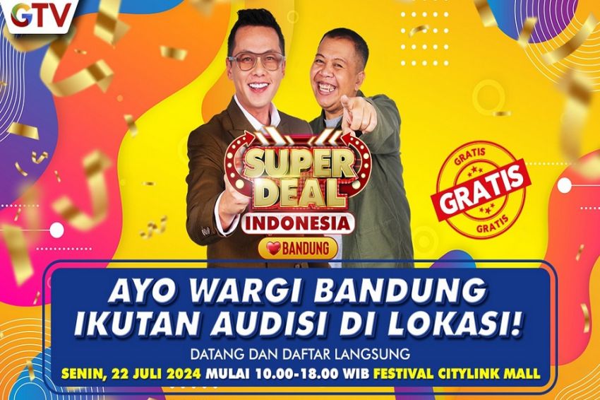 Siap Kaya Rame-rame? Superdeal Indonesia Ajak Warga Bandung Ikut Audisi Langsung!