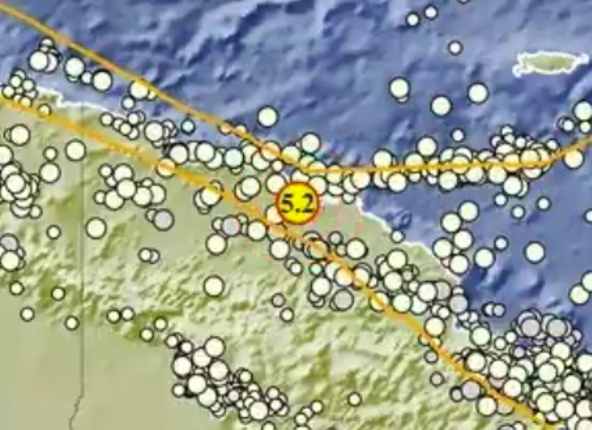 Gempa M5,2 Guncang Keerom Papua, Kedalaman 10 Km