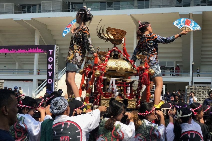 Parade Omikoshi Warnai Pembukaan Impactnation Japan Festival 2024 di Istora Senayan