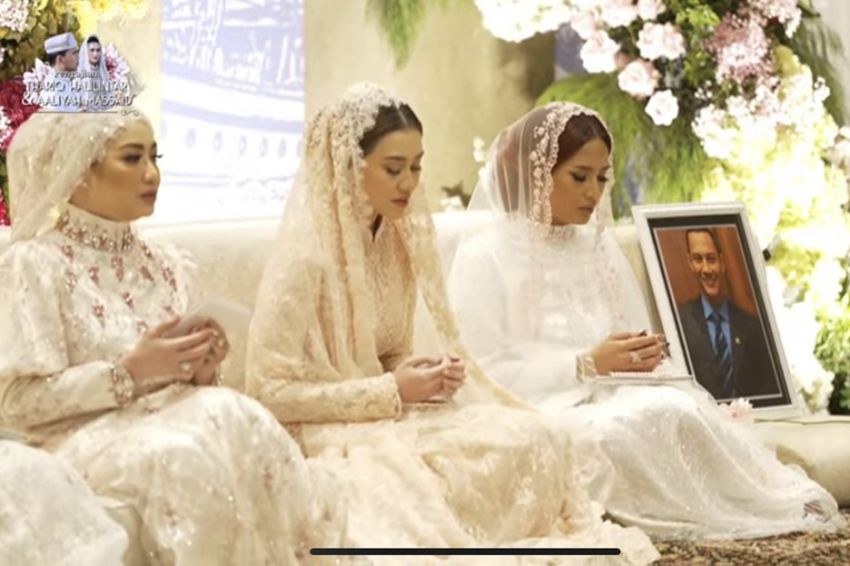 Aaliyah Gelar Pengajian Jelang Pernikahan, Letakkan Foto Adjie Massaid di Kursi Keluarga