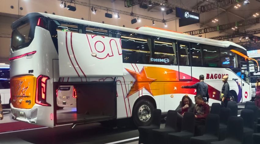 Rangka Bus AK 240 Milik PO Bagong Dibedah di GIIAS 2024