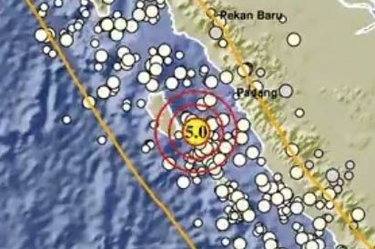 Gempa M5,0 Guncang Mentawai, Tidak Berpotensi Tsunami