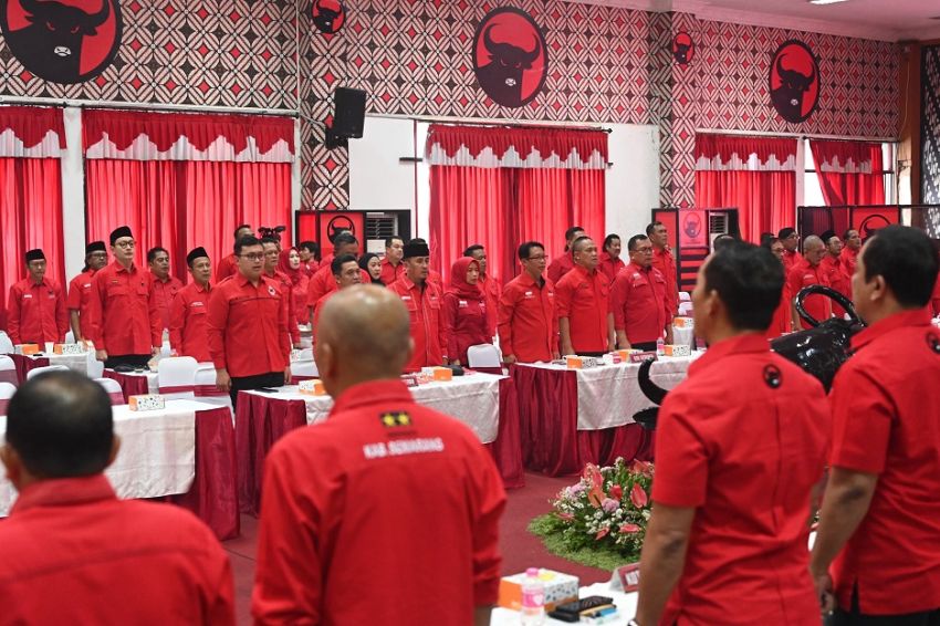 Resmi Didukung PDIP, Cabup Arif-Rista Ikuti Rakor Kesiapan Pilkada 2024