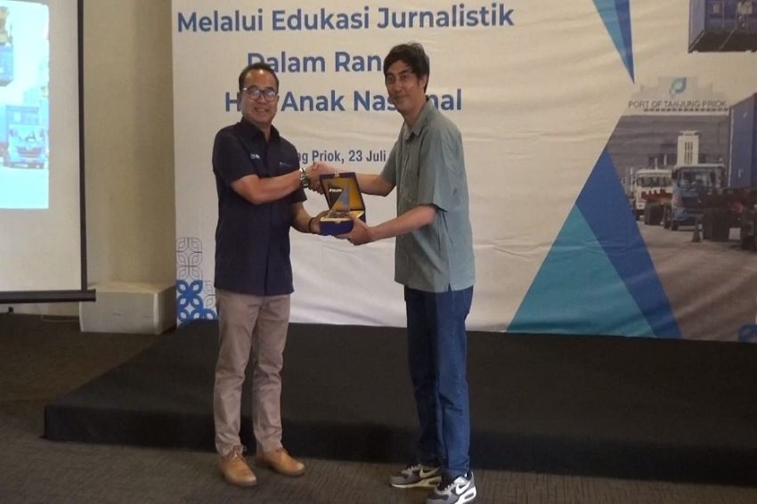 Sambut Hari Anak Indonesia, Jurnalis Jakut-Pelindo 2 Gelar Pelatihan Jurnalistik