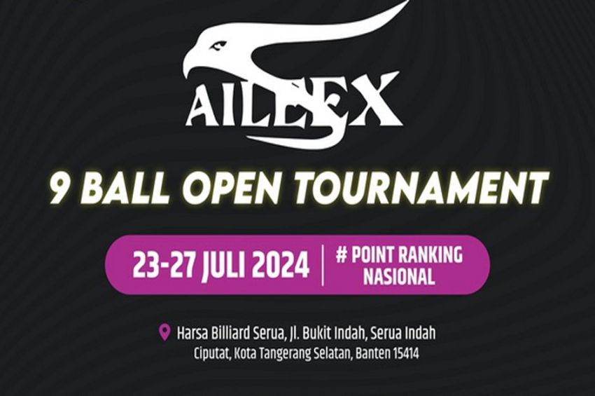 Hasil Aileex 9 Ball Open Tournament 2024: Tampil Dominan, Rizki Sudahi Perlawanan Ferdi