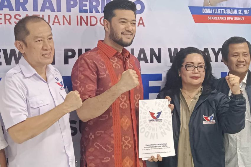 Pilkada 2024, Ketua Hanura Sumut Daftar Balon Wali Kota Medan ke Perindo