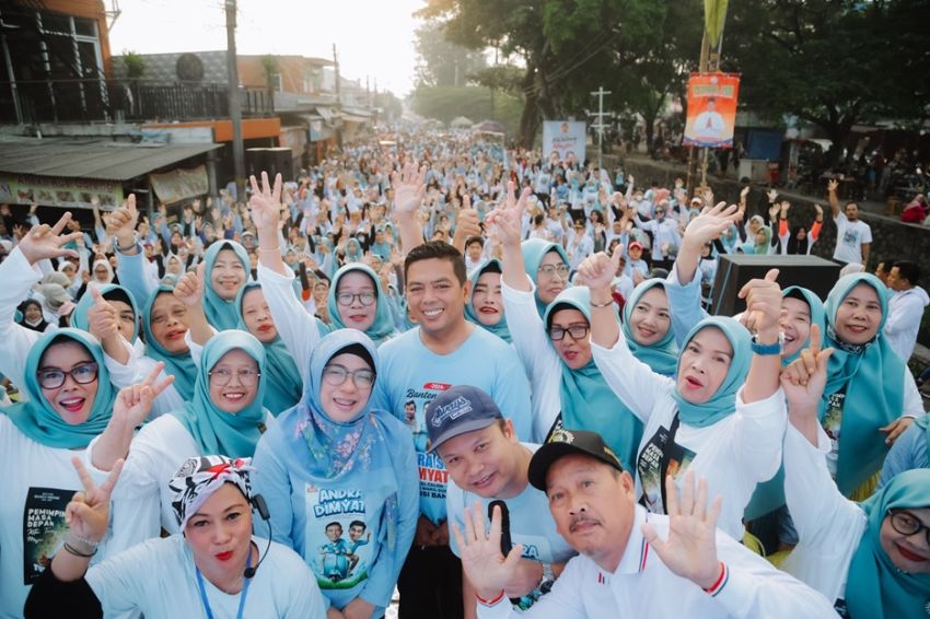Ribuan Warga Tangerang Tumplek Hadiri Pesta Rakyat Andra Soni