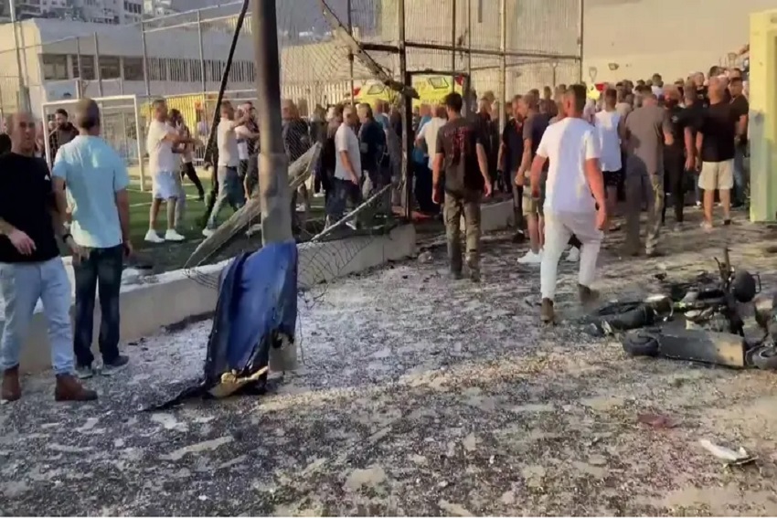 Dahsyatnya Serangan Roket yang Tewaskan 12 Warga Israel di Lapangan Sepak Bola