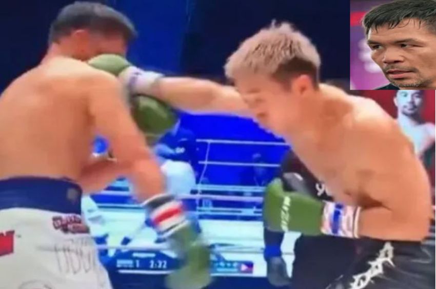 Dihajar Kickboxer Jepang, Manny Pacquiao vs Mario Barrios Tamat