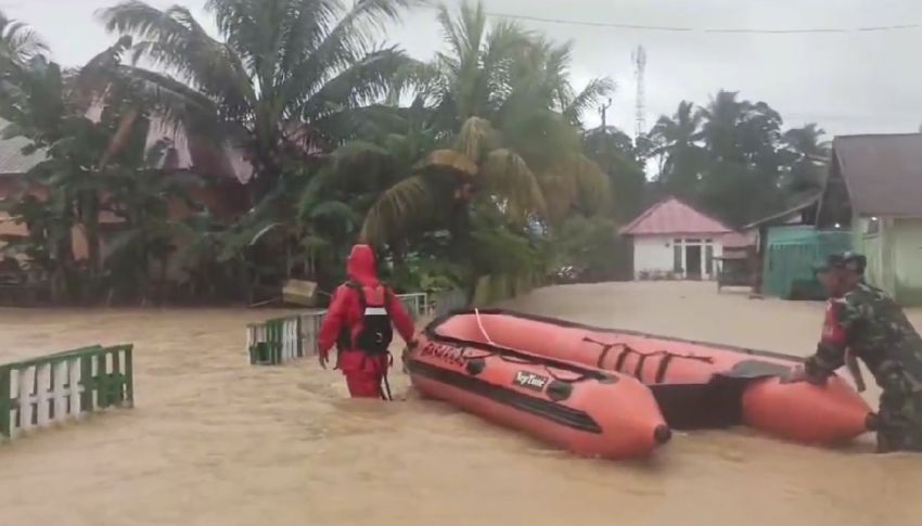 Hujan Deras, Ratusan Rumah di 5 Desa Konawe Utara Terendam Banjir