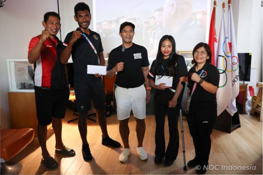 Prabowo Subianto Sambangi dan Dukung Perjuangan 29 Atlet Indonesia di Olimpiade Paris 2024