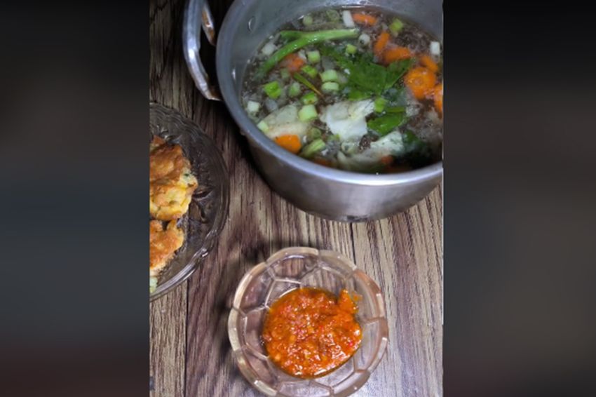 Viral! Wanita Ini Ngaku Masak Menu dengan Modal Rp2 Ribu, Bisa Dimakan Seharian