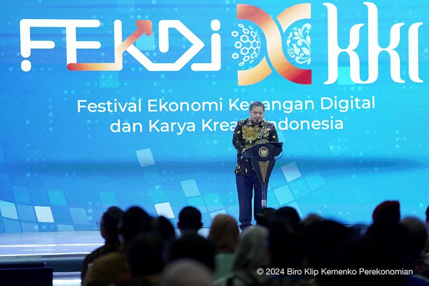 Lokomotif Pertumbuhan Ekonomi, Menko Airlangga: Adopsi Teknologi Digital Naik Signifikan