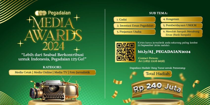 123 Go!! Pegadaian Media Awards 2024 Resmi Digelar