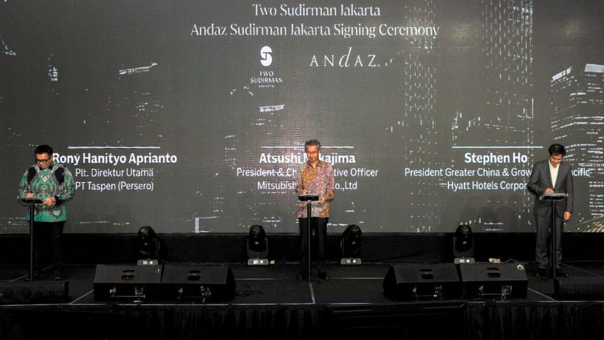 Taspen dan Mitsubishi Estate Sinergi Bangun Proyek Two Sudirman Jakarta