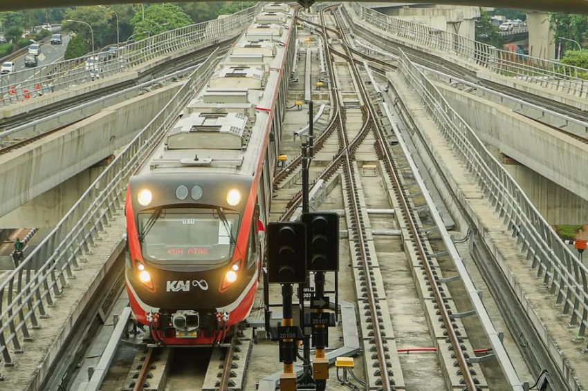 Progres Pembangunan Proyek LRT Velodrome-Manggarai Capai 23,156%