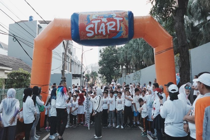 Jadi Ajang Silaturahmi, 400 Orang Hadiri Fun Run LPI At-Taufiq