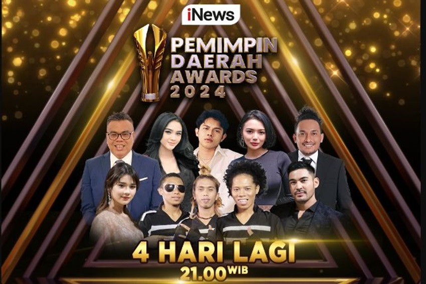 Wow 4 Hari Lagi! Event Bergengsi PEMIMPIN DAERAH AWARDS 2024, Kamis 8 Agustus Pukul 21.00 WIB Hanya di iNews