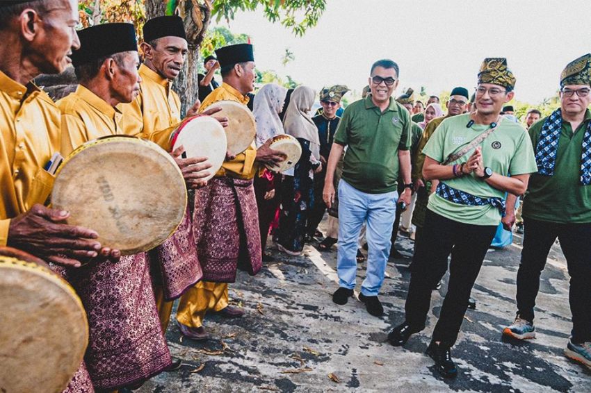 Sandiaga Uno Resmikan Desa Wisata Cemaga Tengah di Natuna yang Masuk 50 Besar ADWI 2024